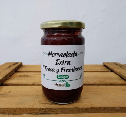 Mermelada de fresa y frambuesa (eco)